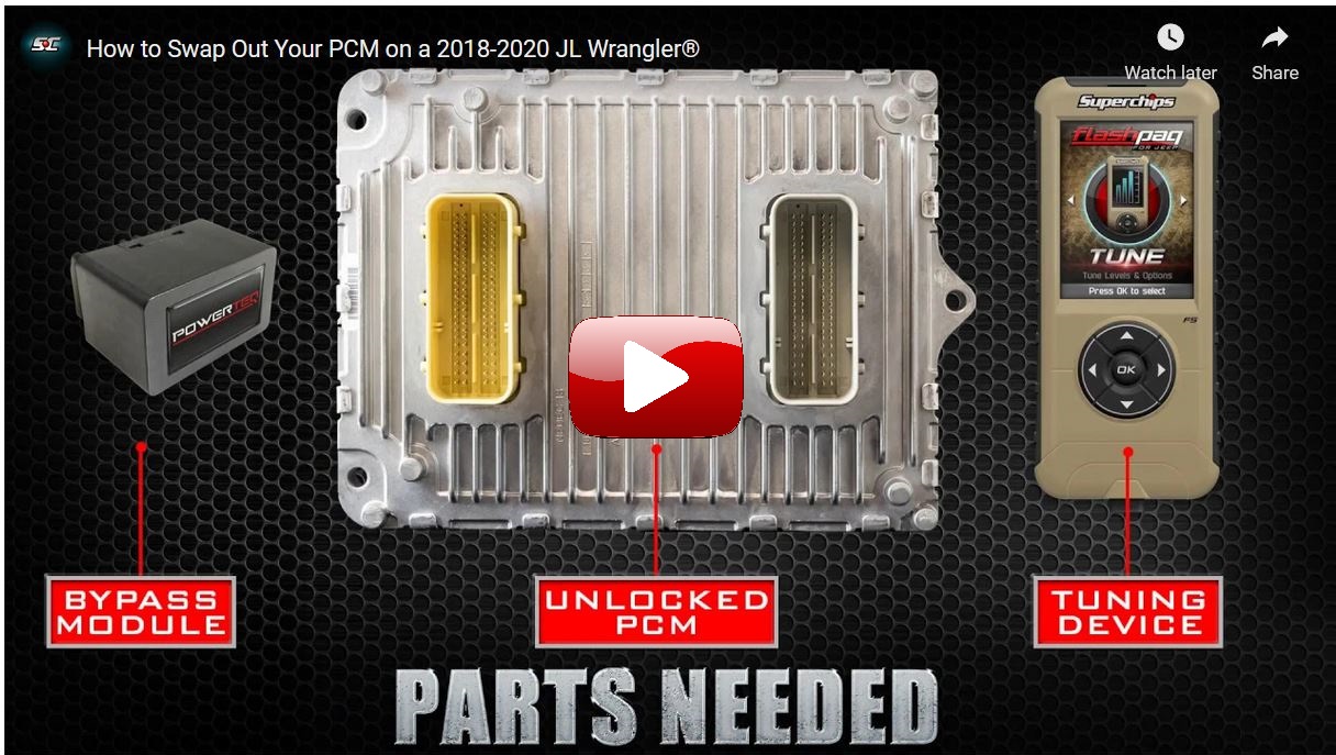 How to swap out your PCM on a 2018-2020 JL Wrangler 